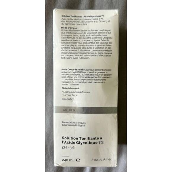 Glycolic Acid 7% Toning Resurfacing Exfoliating Solution BIG SIZE 8oz SEALED - Picture 4 of 7